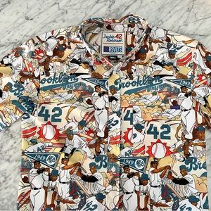 RSVLTS men’s Small Jackie Robinson short sleeve Never worn but without tags